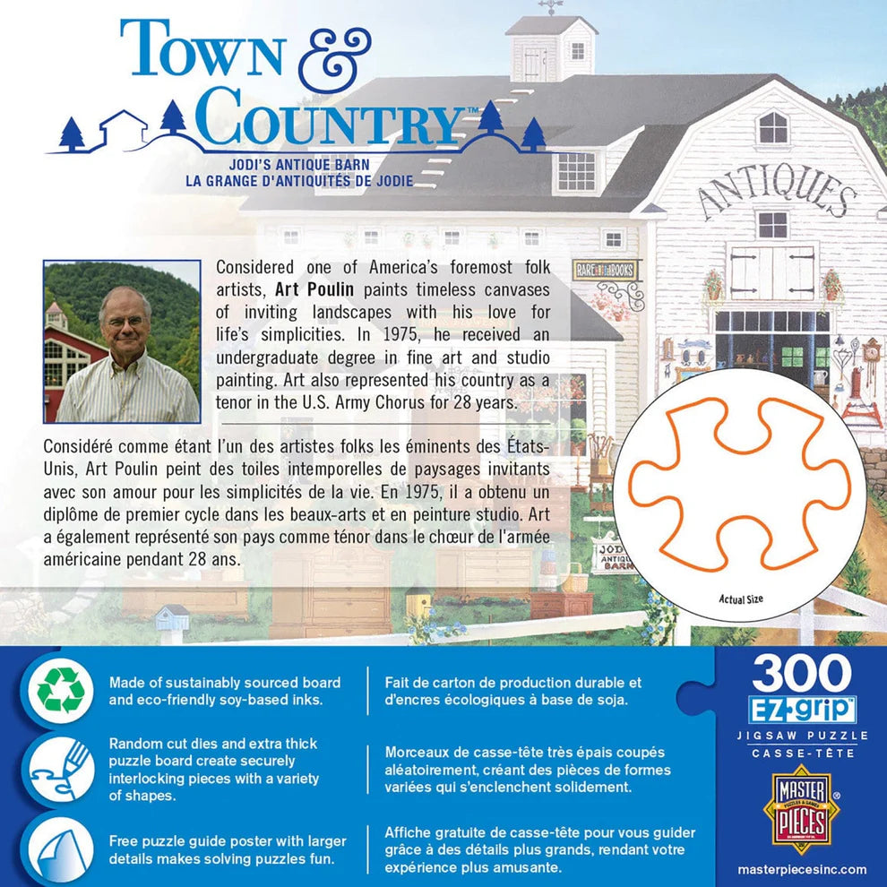 Jodi's Antique Barn - Town & Country 300 Piece Large Format Puzzle