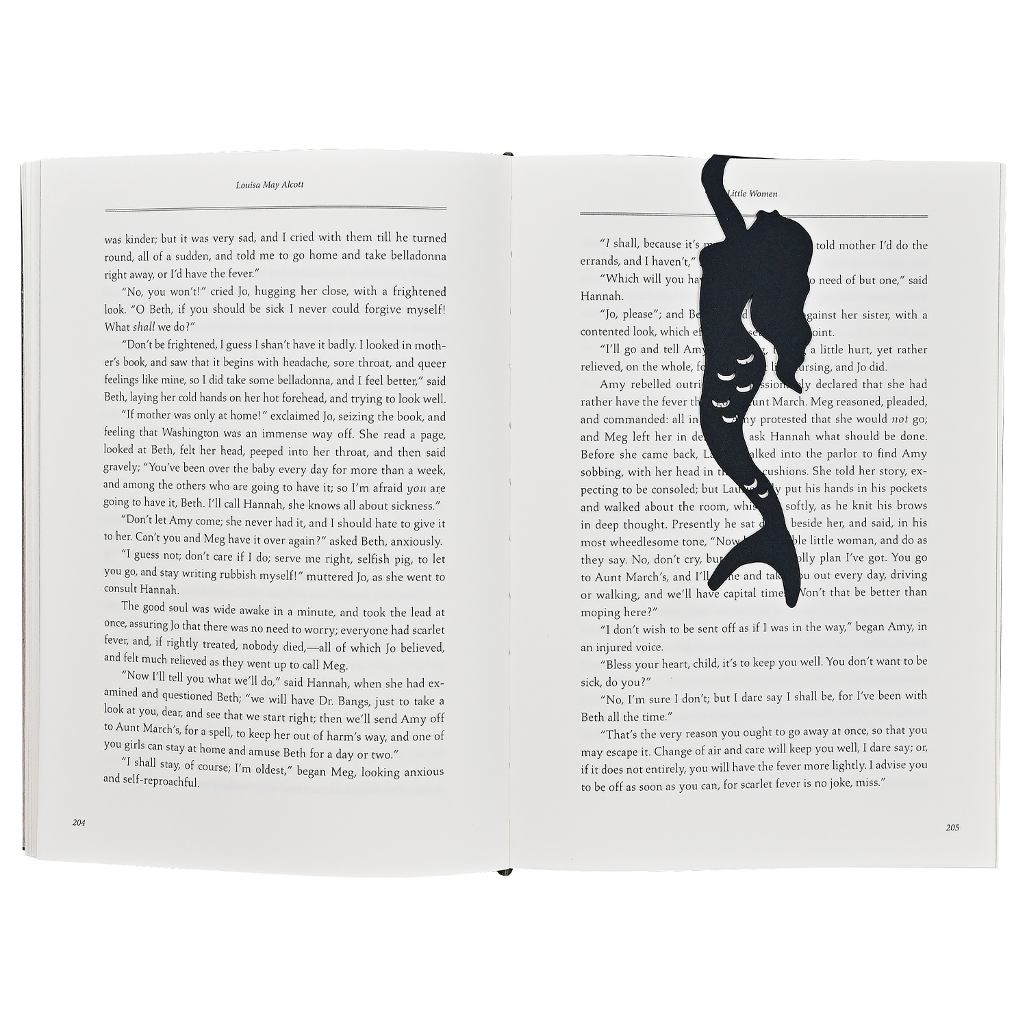PTR Mermaid 'Hanging' Metal Bookmark