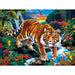 Stalking Tiger 300 Piece Large Format Glow In The Dark Puzzle