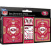 San Francisco 49ers NFL 2-Decks of Playing Cards and Dice