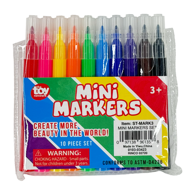 Mini Markers 10 Piece Set