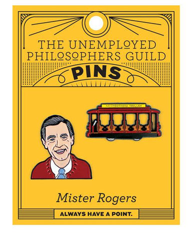 UPG Mister Rogers and Trolley Enamel Pin Set