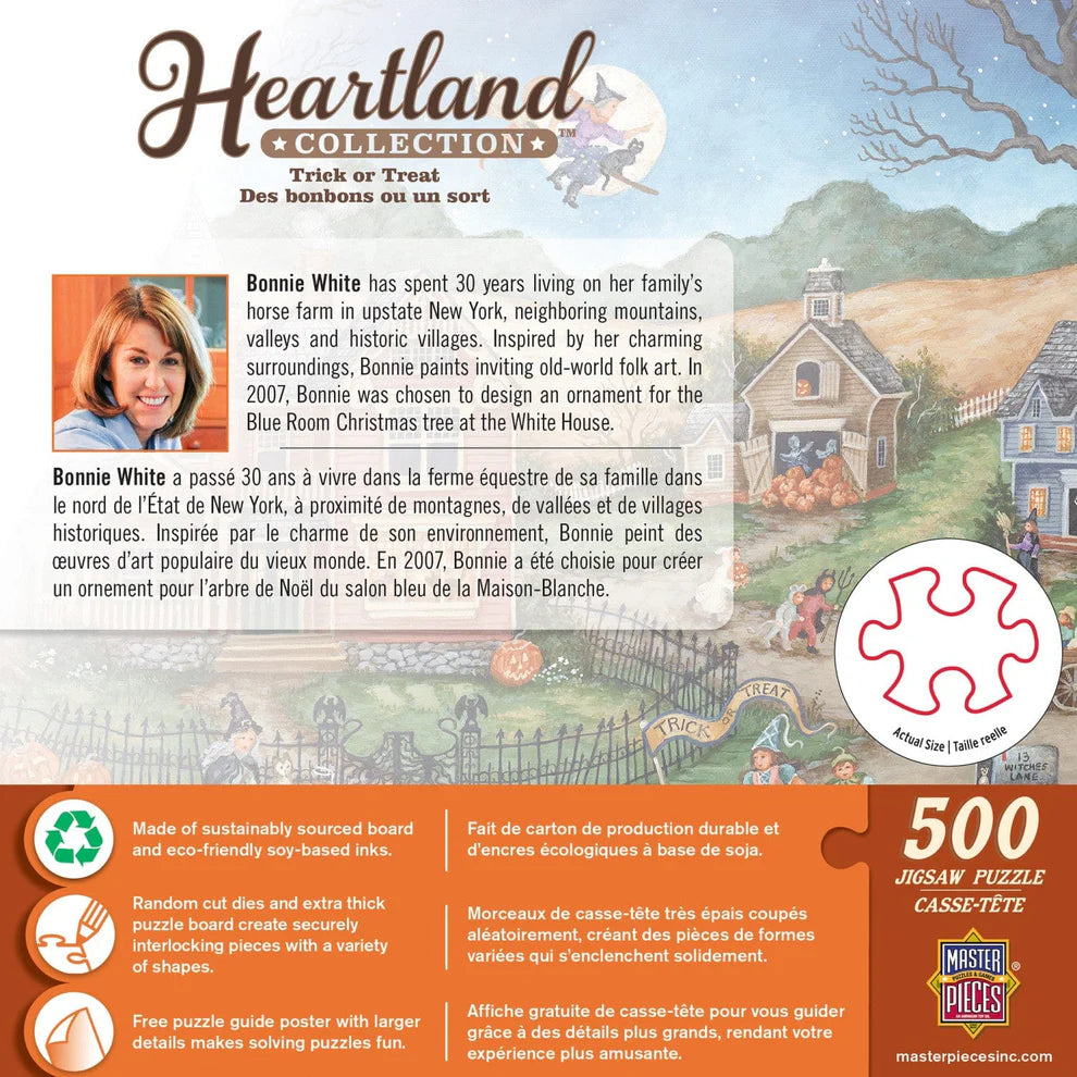 Trick or Treat 500 Piece Heartland Collection Puzzle
