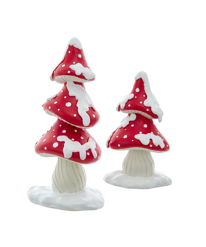 Merry Little Mushroom Trees - Set of 2