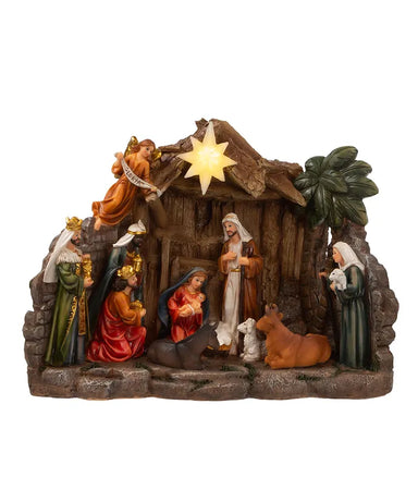 LED Single Piece Nativity Scene