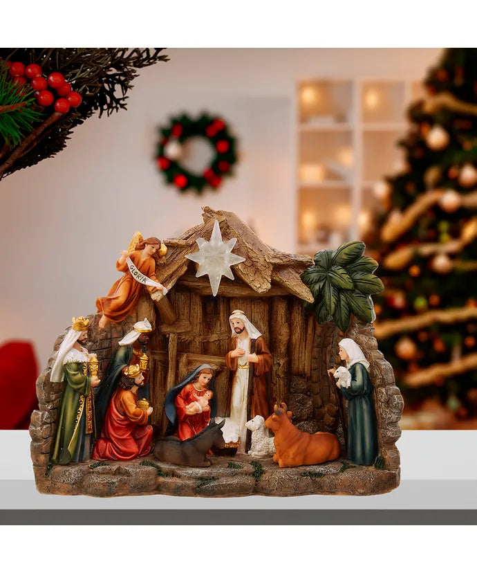 LED Single Piece Nativity Scene