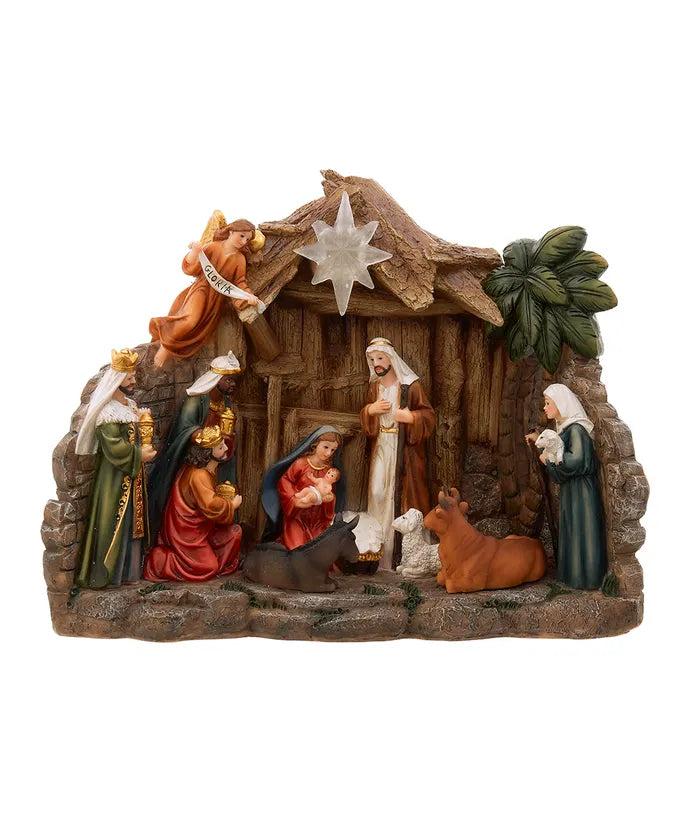 LED Single Piece Nativity Scene