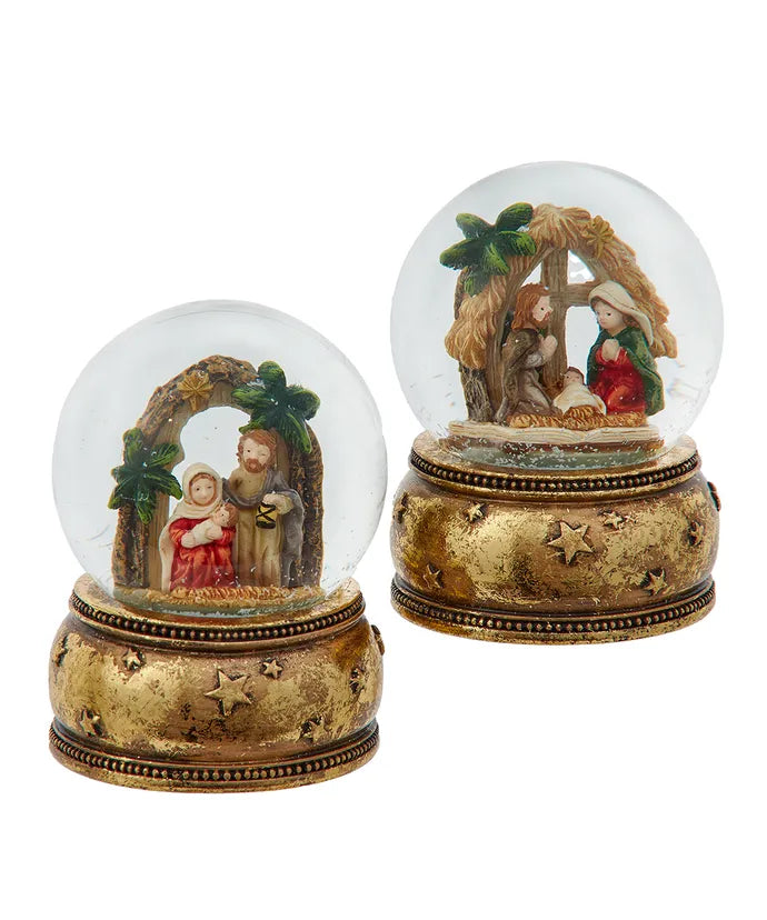 Nativity Water Globe 65MM - Single, Various Styles