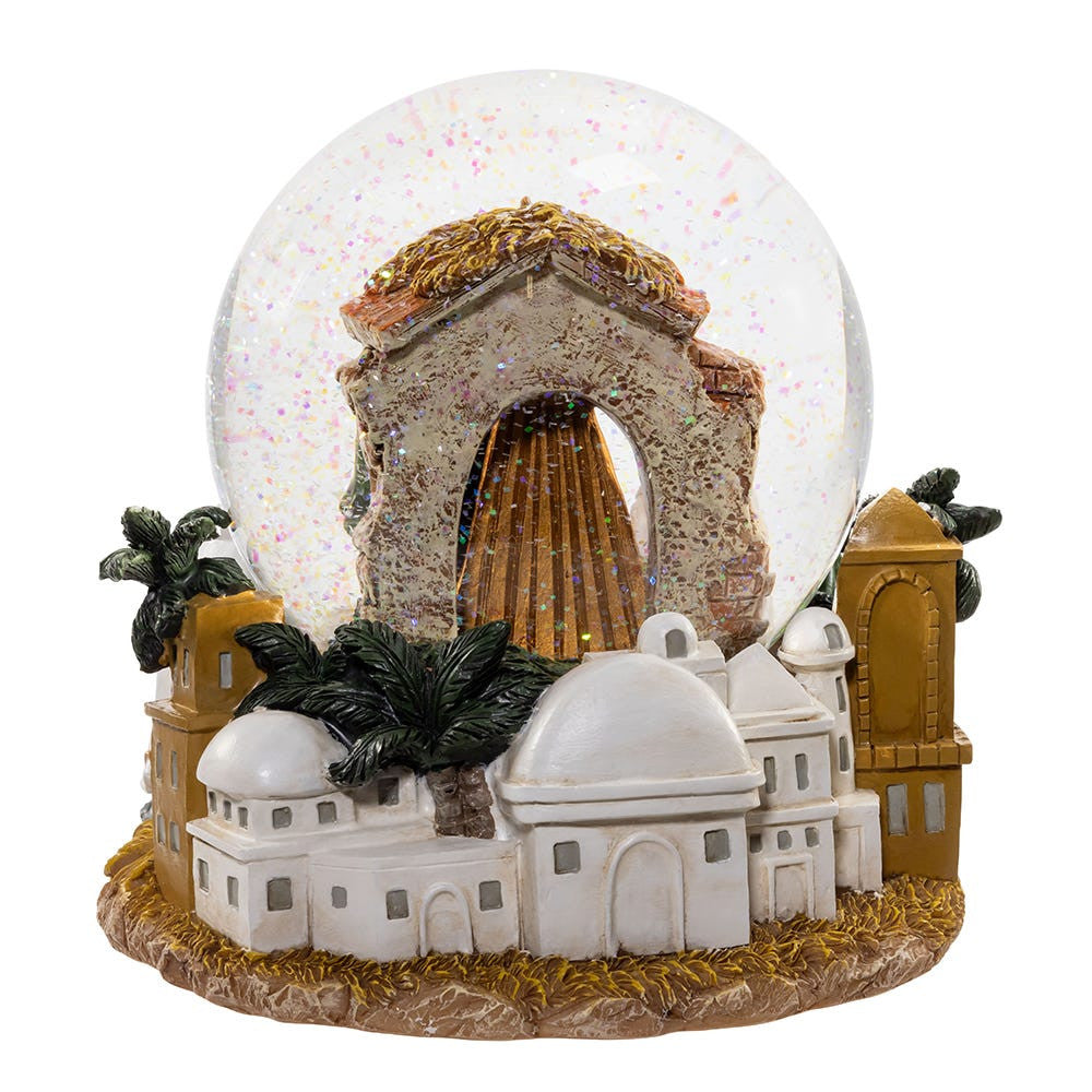 Musical Nativity 120MM Water Globe