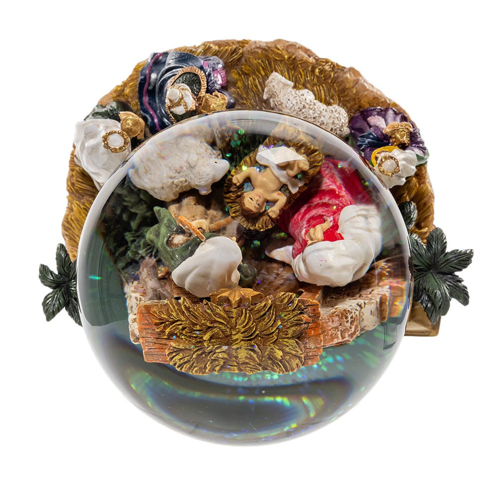 Musical Nativity 120MM Water Globe