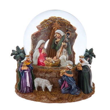 Musical Nativity 120MM Water Globe