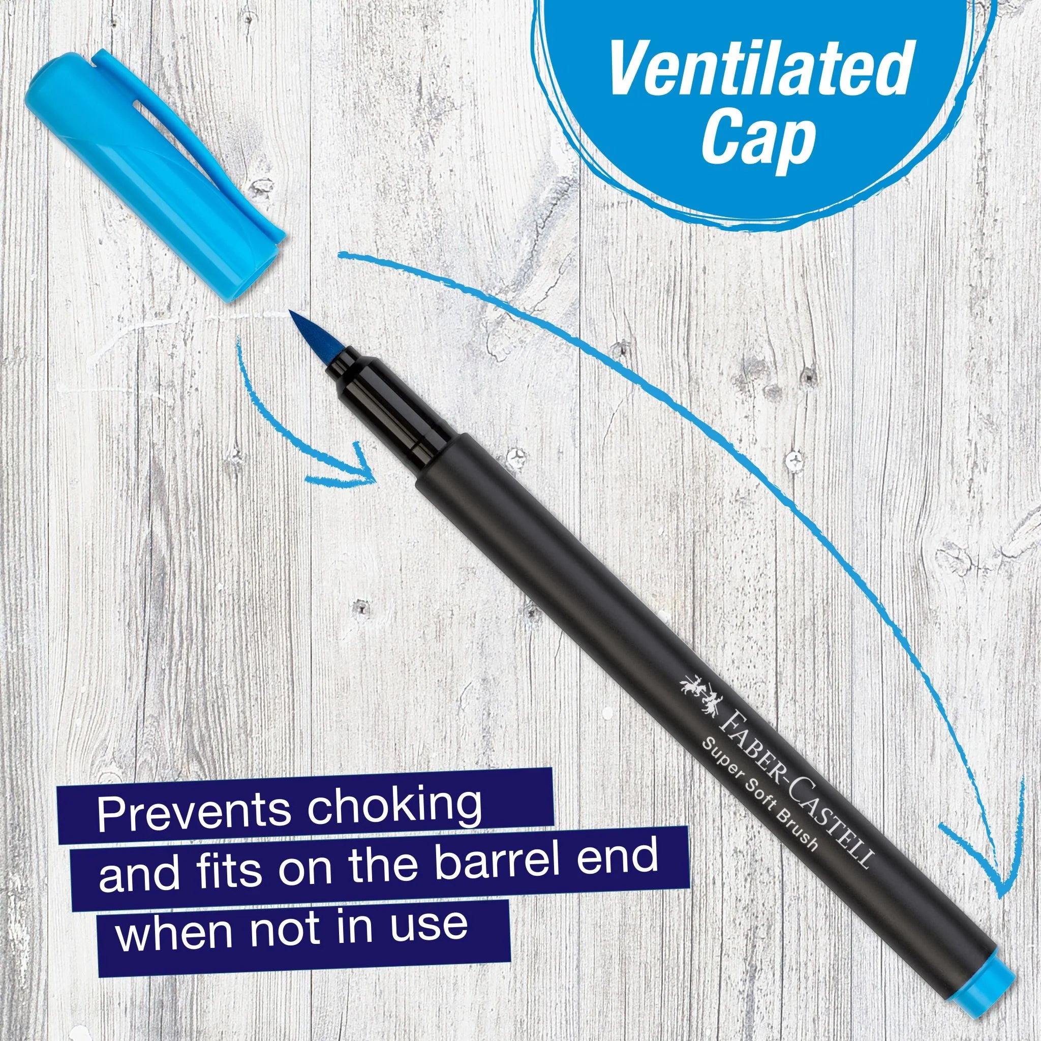 FABR BLK ED COLOR FELT TIP 10