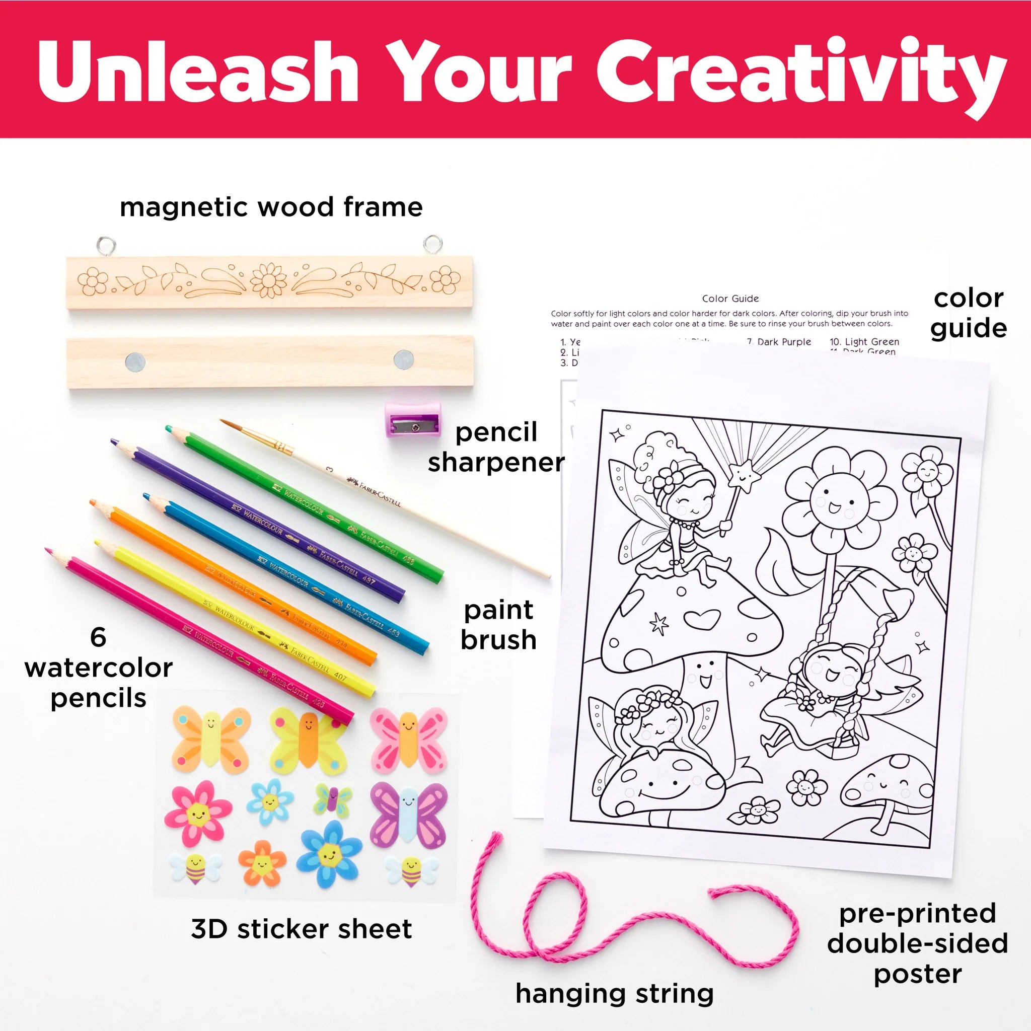 Paint By Number Fairy Friends Wall Art