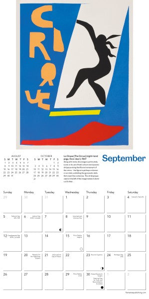 Matisse Jazz National Galleries Scotland 2027 Mini Wall Calendar