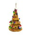 Glass Sandcastle Christmas Tree Ornament