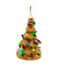 Glass Sandcastle Christmas Tree Ornament