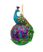 Glass Peacock Ornament