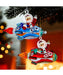 Glass Santa in a Rocket Ship - Single, Various Styles