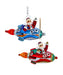 Glass Santa in a Rocket Ship - Single, Various Styles