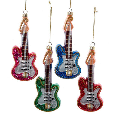 Glass Electric Guitar Ornament (Single) - Random Color