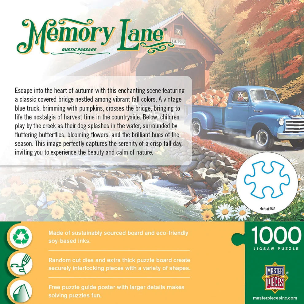 Rustic Passage 1000 Piece Memory Lane Puzzle