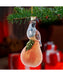 Glass Partridge on a Pear Ornament