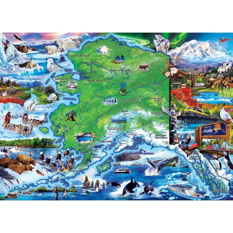 Alaska National Park 1000 Piece Puzzle