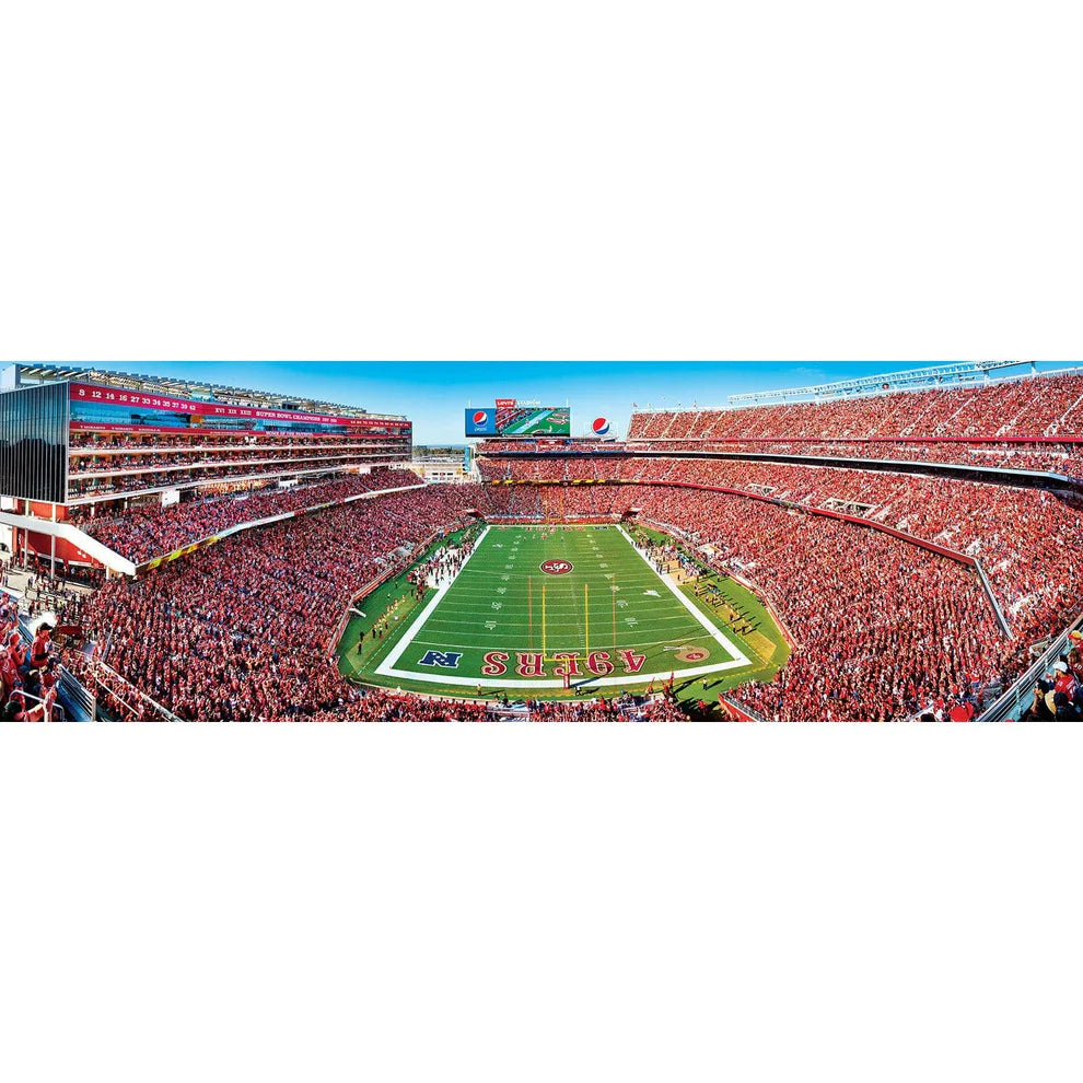 San Francisco 49ers NFL End View 1000 Piece Panoramic Puzzle