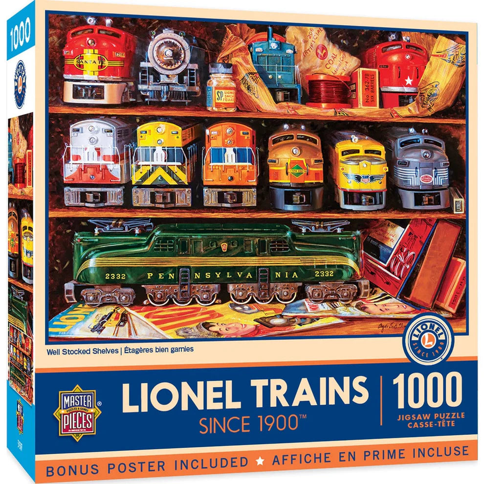 Well Stocked Shelves Lionel Trains Since 1900 1000 Piece Puzzle