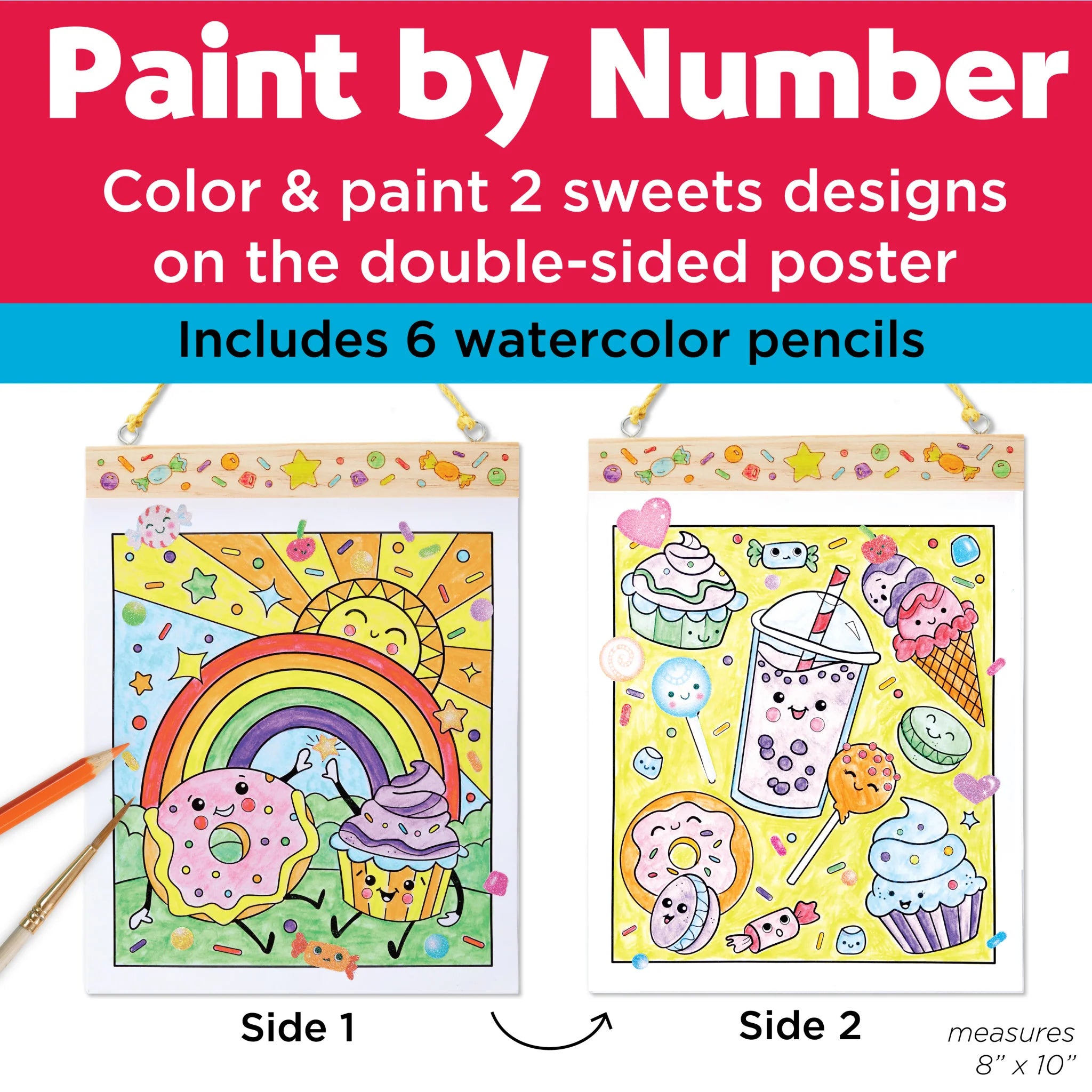 Faber-Castell Paint By Number Sweets Wall Art