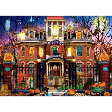 Glow Haunted House On The Hill 1000 Piece Puzzle