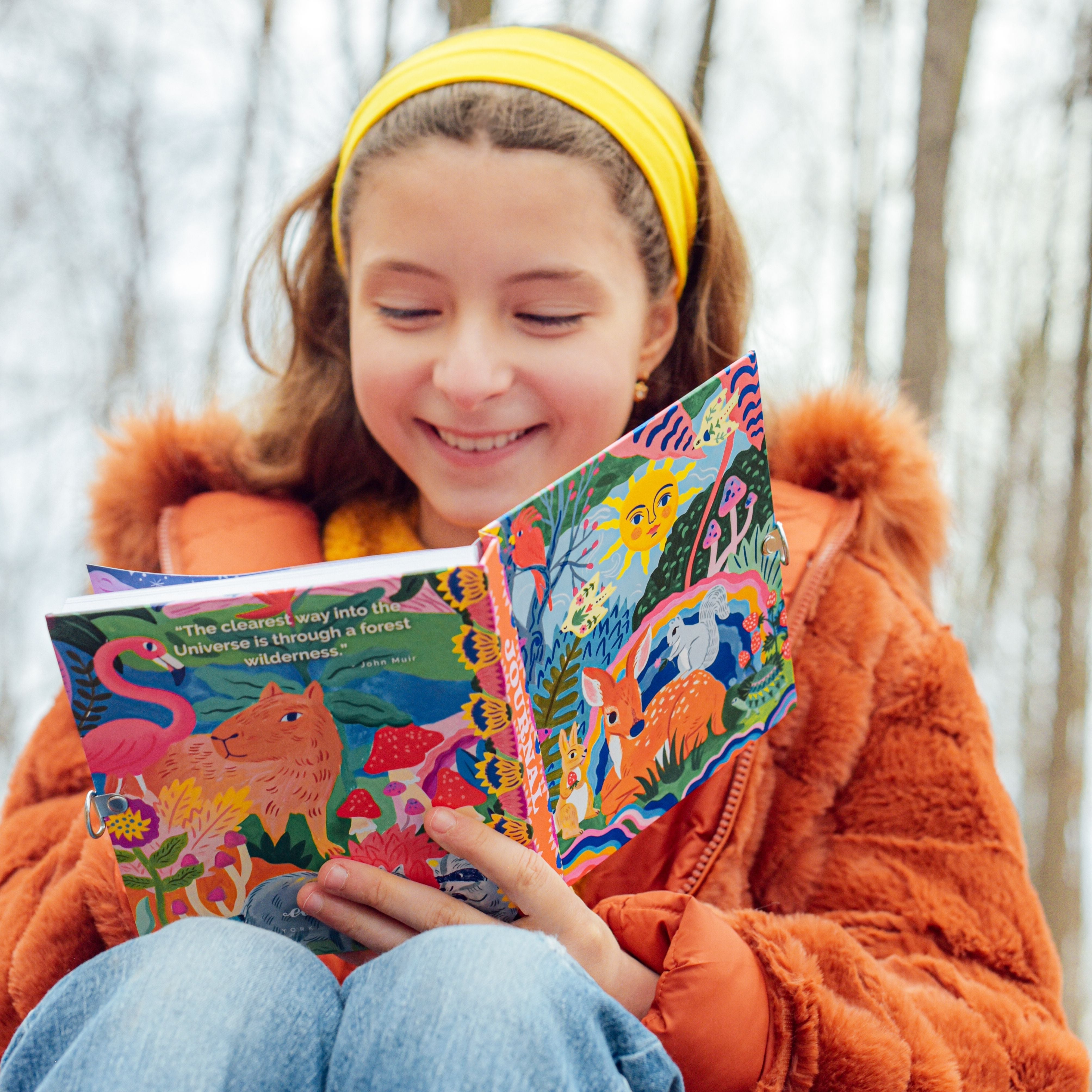 eeBoo Fawn & Sun Locking Journal