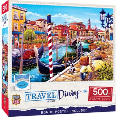 Travel Diary Venice 500 Piece Puzzle