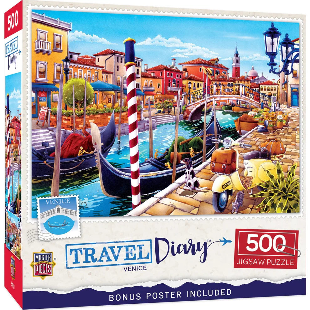 Travel Diary Venice 500 Piece Puzzle
