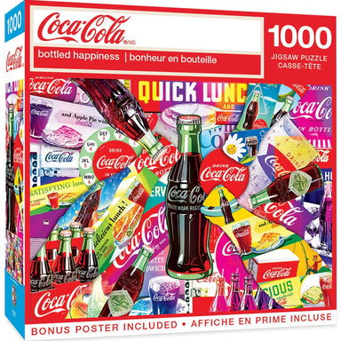 Coca Cola Bottled Happiness 1000 Piece Puzzle
