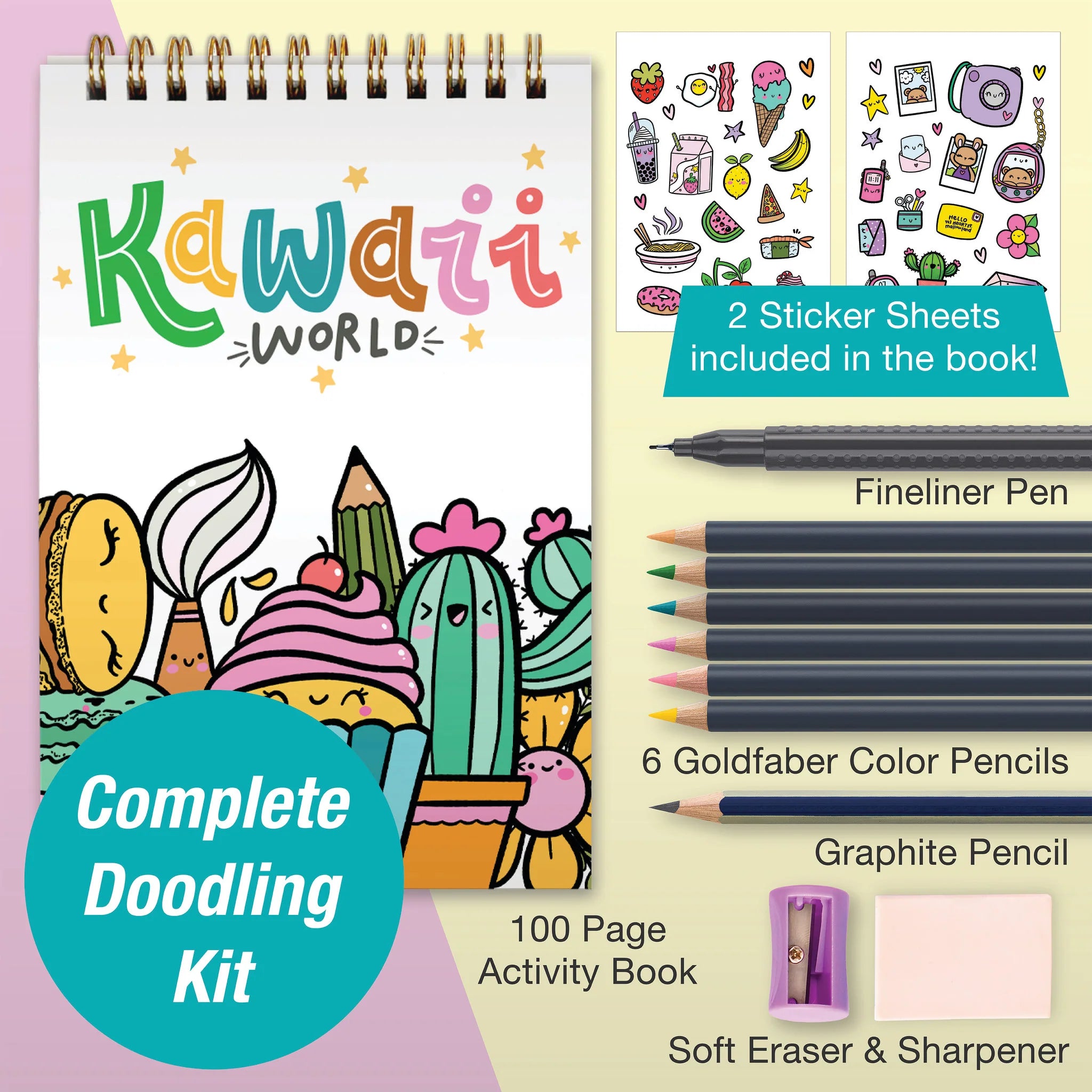 Kawaii World Learn To Draw and Color Kawaii