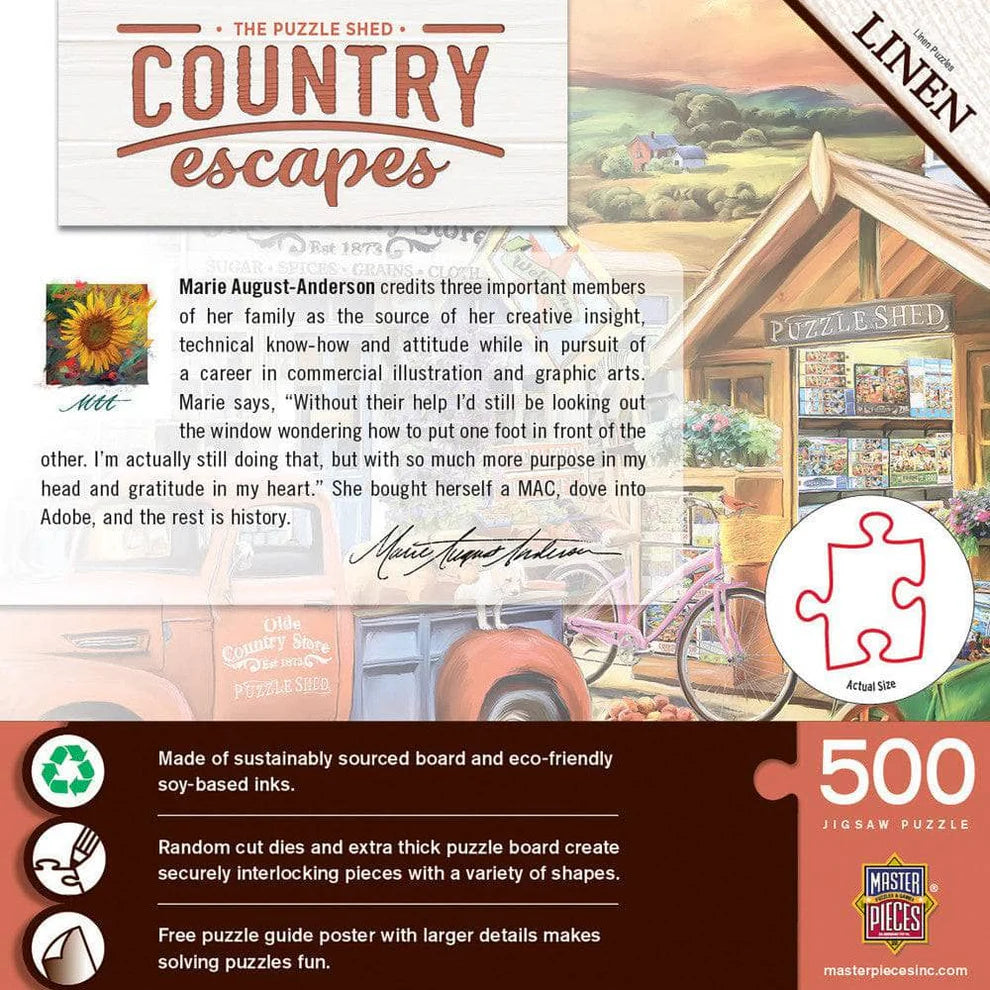 The Puzzle Shed Country Escapes 500 Piece Puzzle
