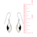Boma Overlapped Earrings - Onyx and Mother of Pearl