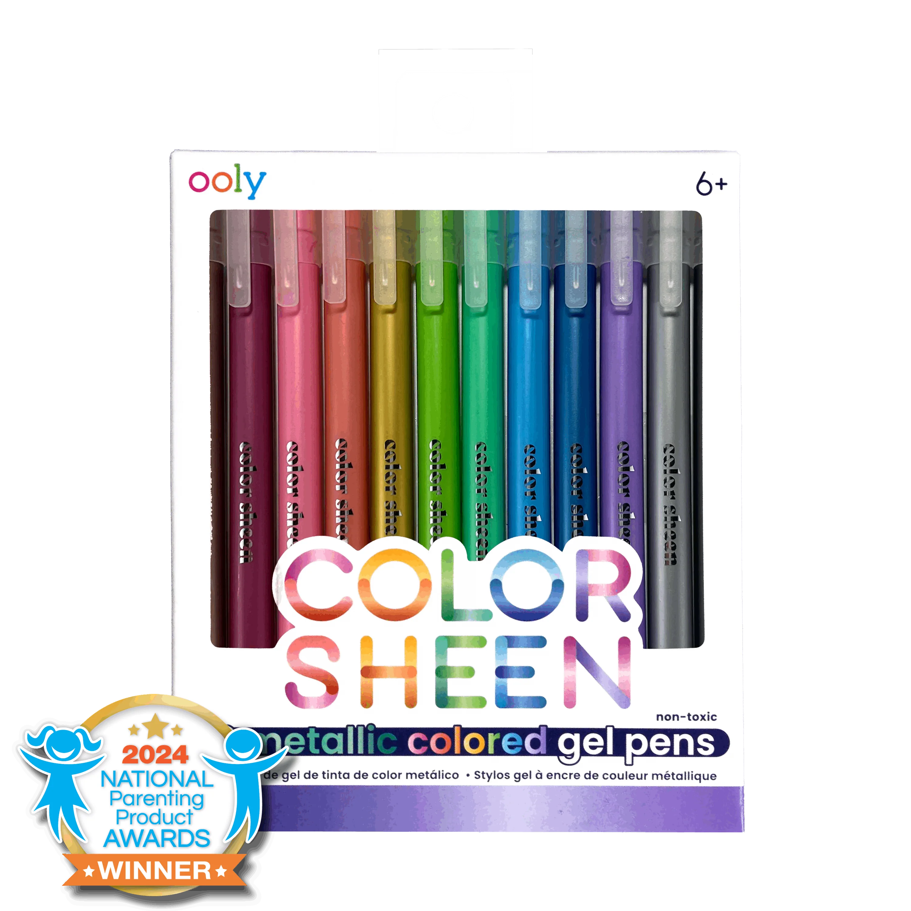 Color Sheen 12 Metallic Colored Gel Pens