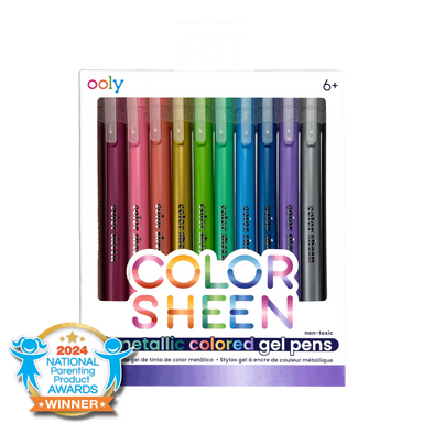 Color Sheen 12 Metallic Colored Gel Pens