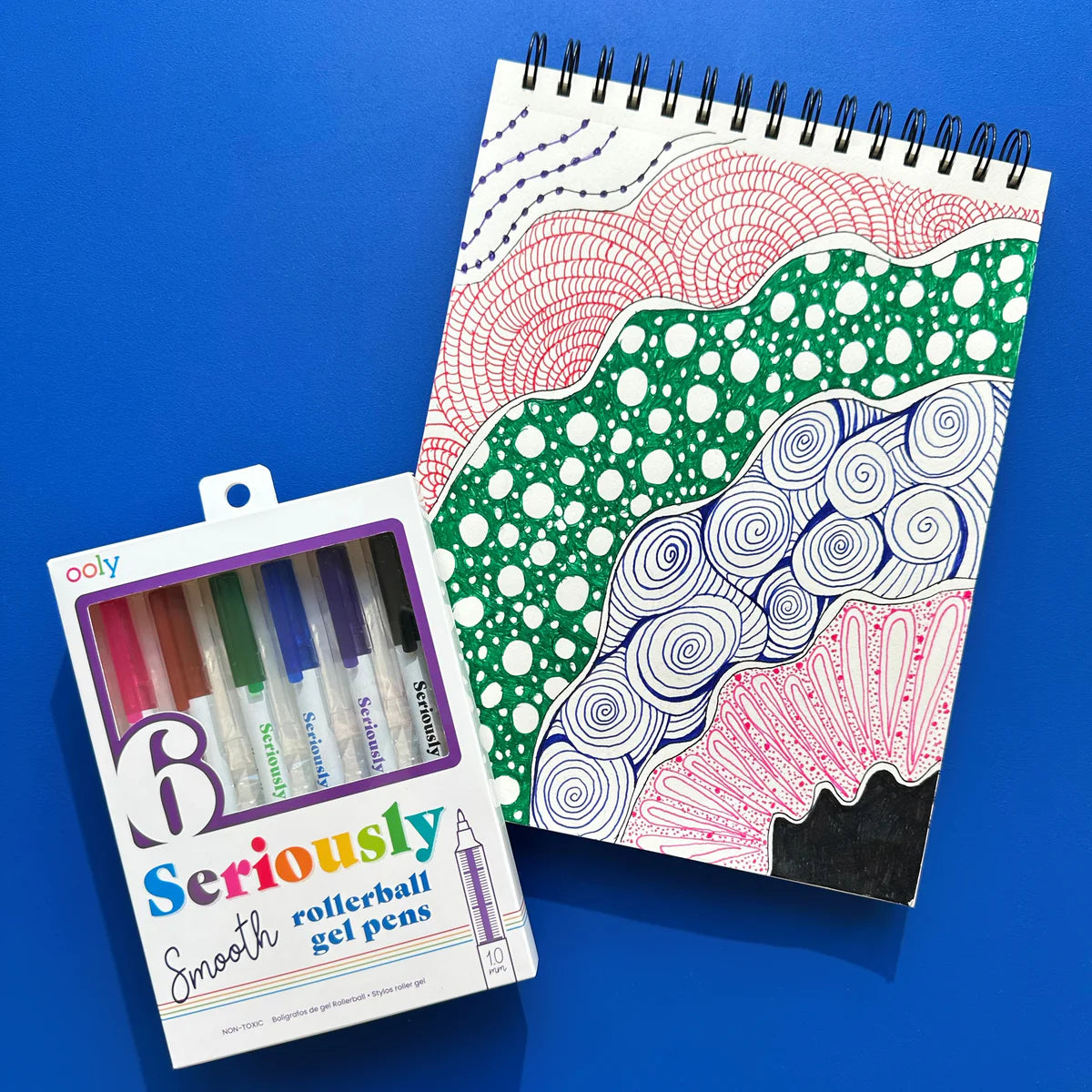 Seriously Smooth Rollerball Gel Pens - Set of 6