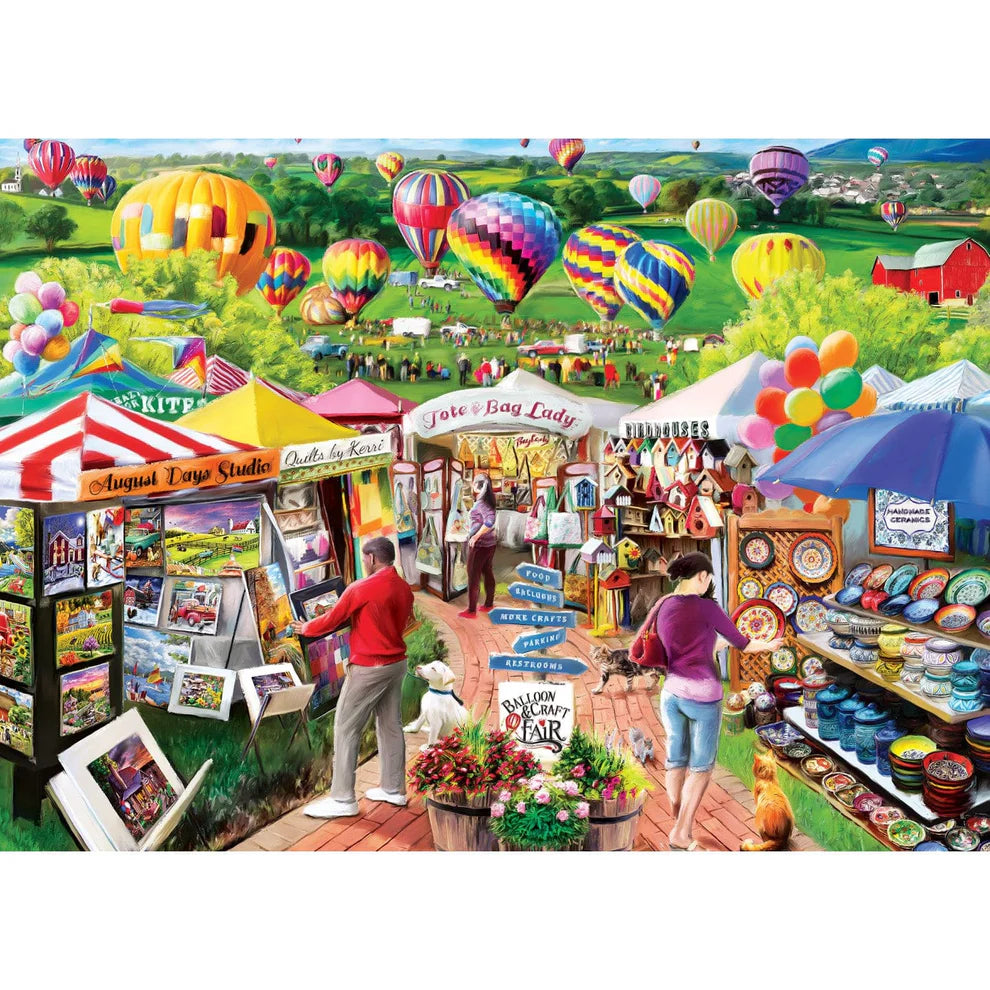 Balloon & Craft Fair 1000 Piece Fairs & Festivals Puzzle