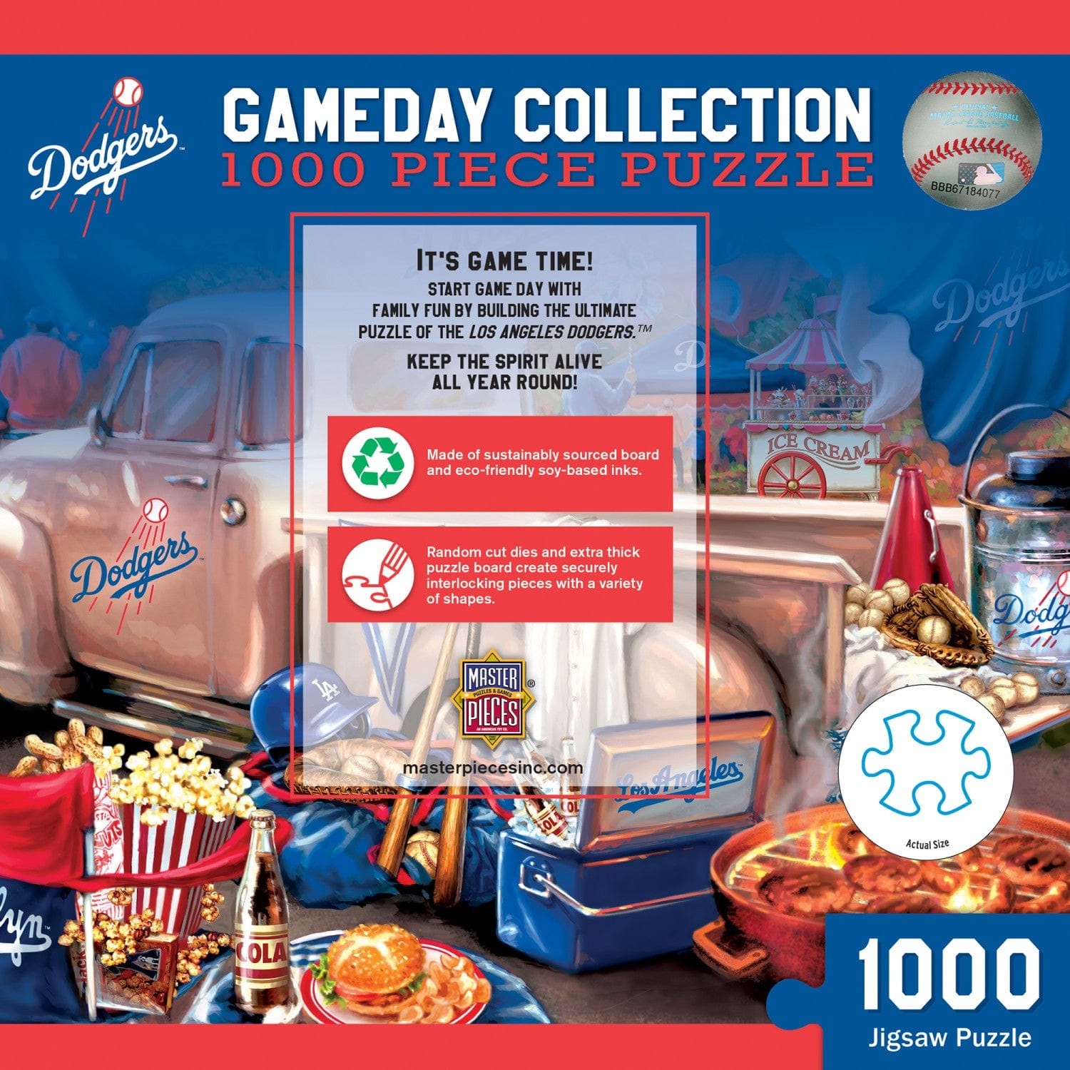 Los Angeles Dodgers Game Day Collection 1000 Piece Puzzle