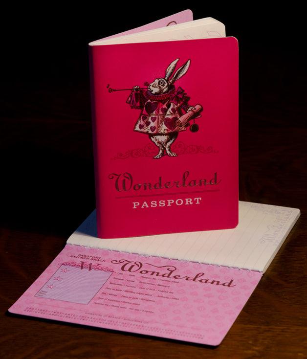 Wonderland Passport Notebook