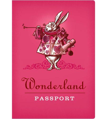 Wonderland Passport Notebook