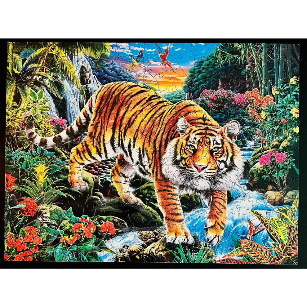 Stalking Tiger 300 Piece Large Format Glow In The Dark Puzzle