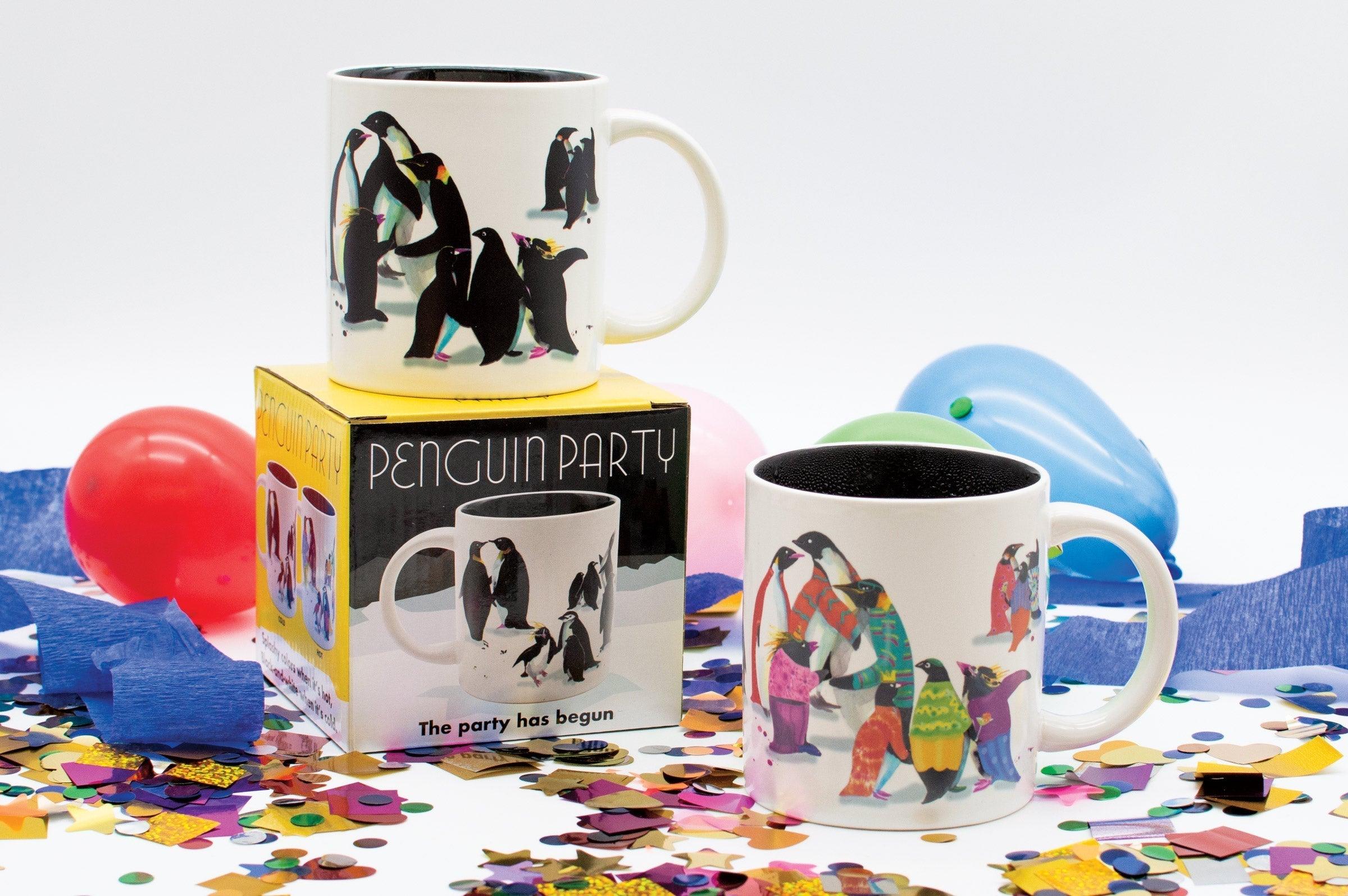 UPG Penguin Party Color Transforming Mug