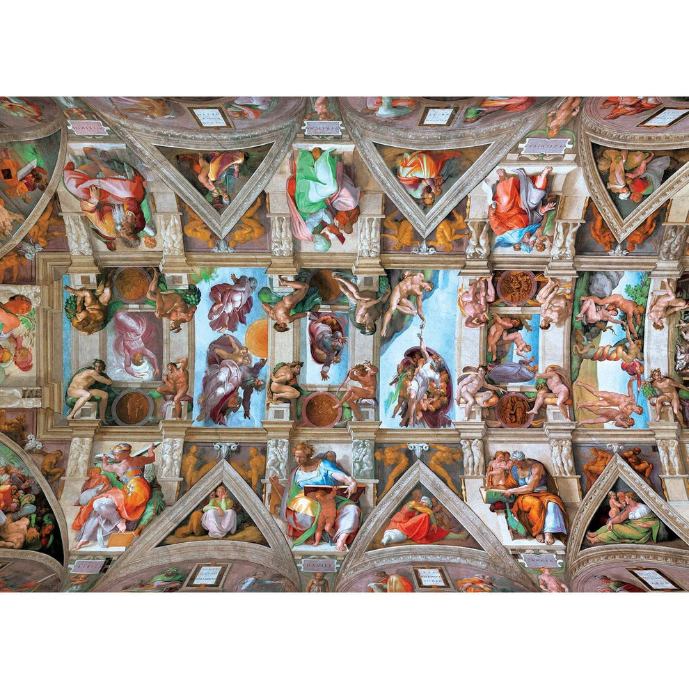 The Sistine Chapel Ceiling 1000 Piece Masterpieces of Art Puzzle