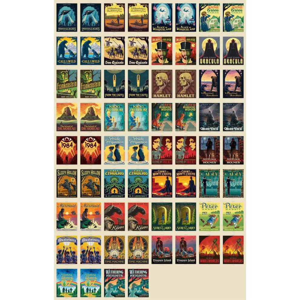 Literary Classics Memory Game