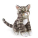 Folkmanis Finger Puppet - Mini Tabby Cat